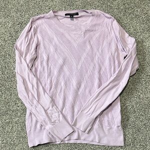 Banana Republic Lavender Crew Neck Sweater